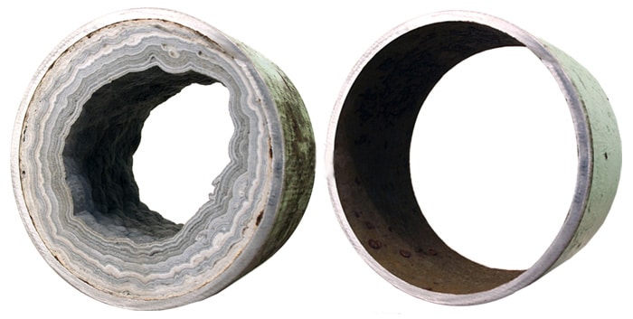 Drain descaling services equipment and process